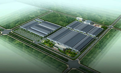 青吉工業(yè)園新廠區鳥瞰圖